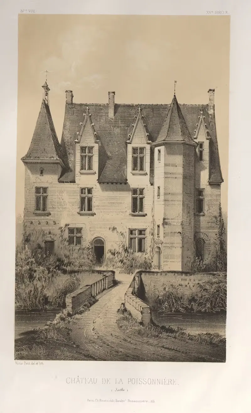 Château De La Poissonnière (Sarthe) — Victor Petit