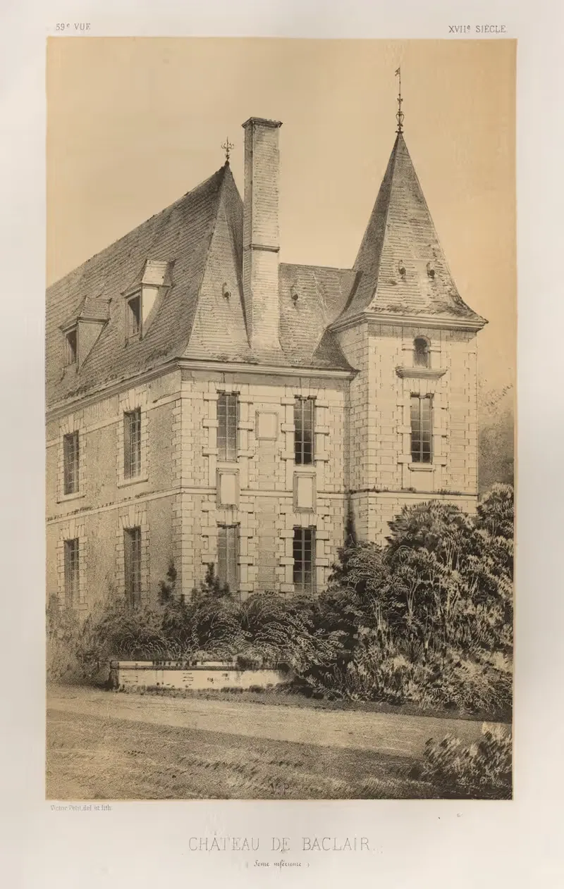 Château De Baclair (Seine inférieure) — Victor Petit