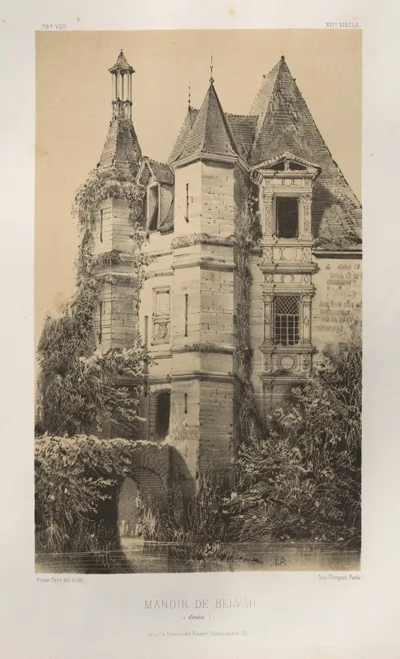 Manoir de Belvau (Corrèze) — Victor Petit