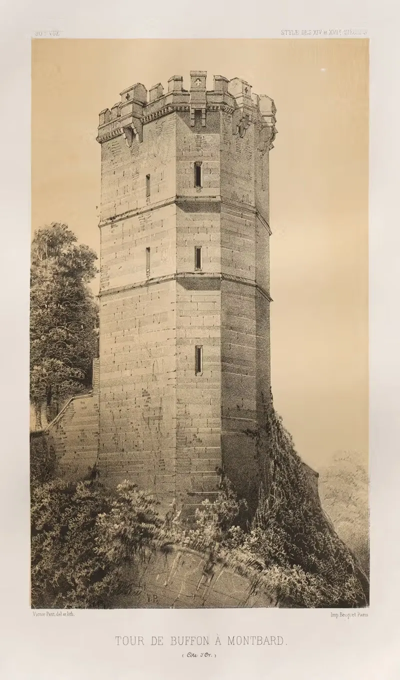 Tour de Buffon à Montbard (Côte d'Or) — Victor Petit
