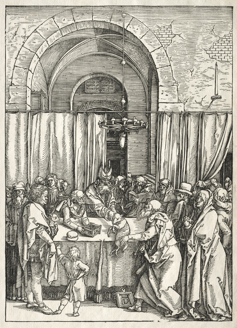 Rejection of Joachim's Sacrifice — Albrecht Dürer