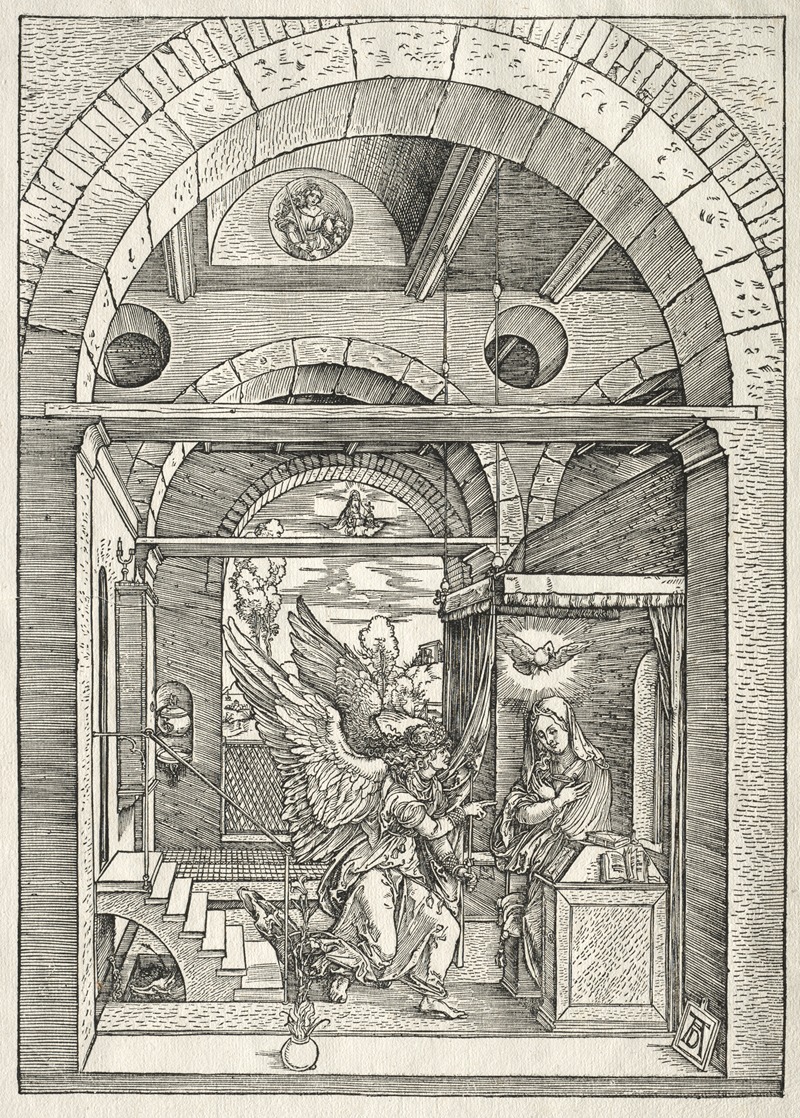 The Annunciation by Albrecht Dürer, 1504–1505 — digital art print download