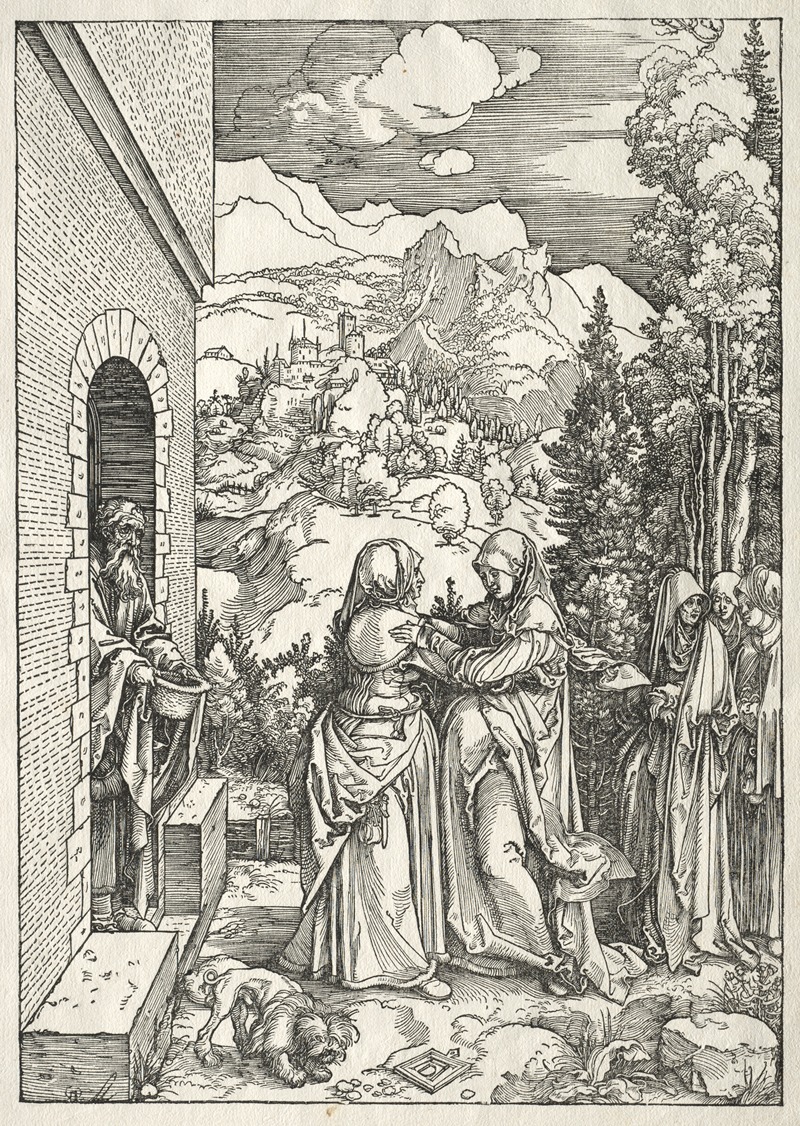 The Visitation by Альбрехт Дюрер, 1504–1505 — digital art print download