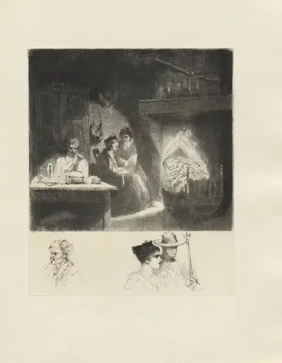 Фредерик Мистраль; Мемуары и рассказы, пл. 02 by Огюст Бруэ, 1937 — digital art print download