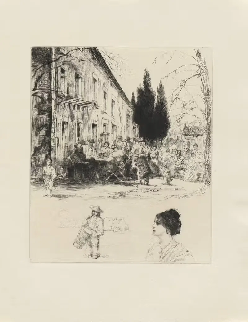 Фредерик Мистраль; Мемуары и рассказы Пл.07 by Огюст Бруэ, 1937 — digital art print download