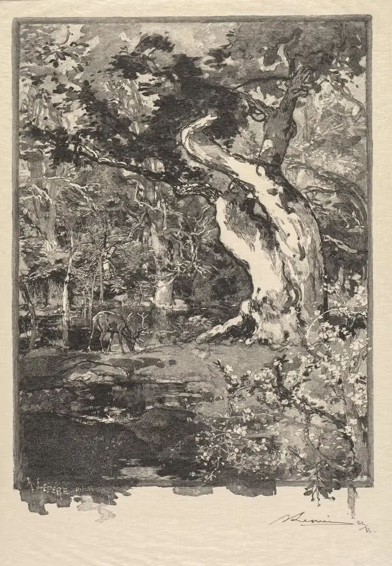 Ле Кловис, Плато де Беллекруа by Огюст Луи Лепер, 1890 — digital art print download