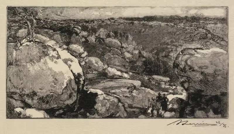 The Cirque of Long-Rocher — Auguste Louis Lepère
