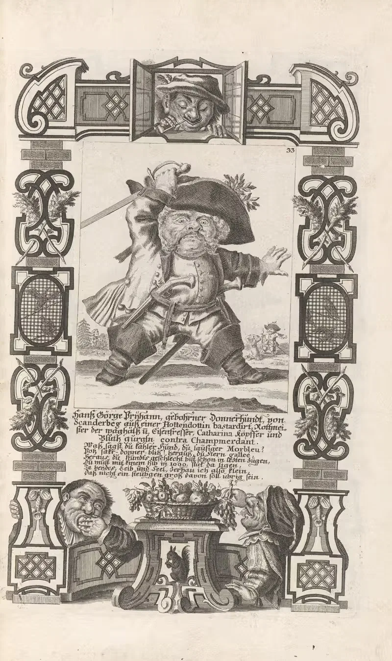 Ханс Гёрге Прйханн by Элиас Бэк, 1710-1719 — digital art print download