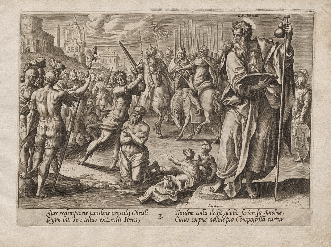 St. James the Great by Hendrick Goltzius, c. 1578 — digital art print download