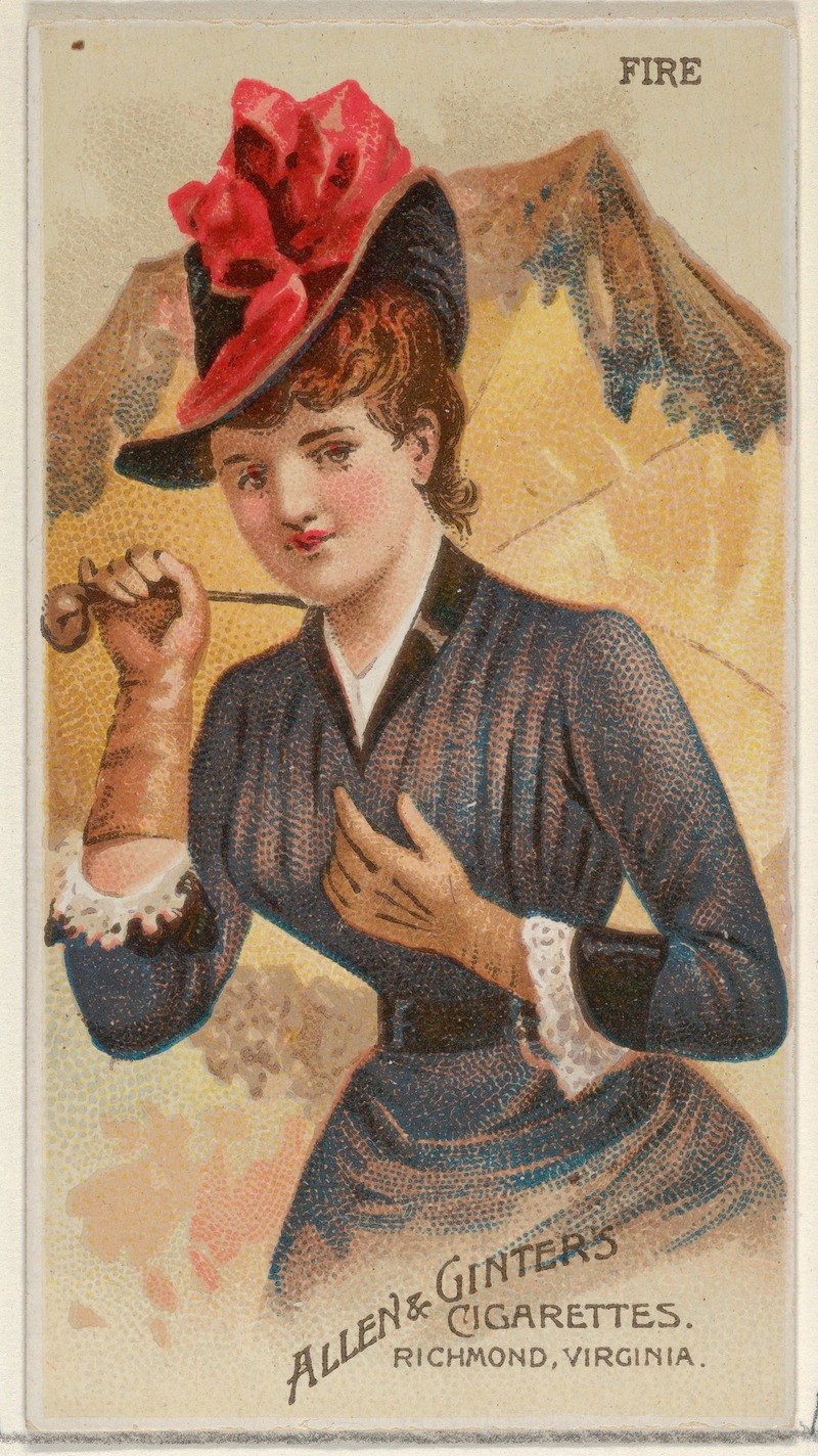 Огонь by Аллен и Гинтер, 1888 — digital art print download