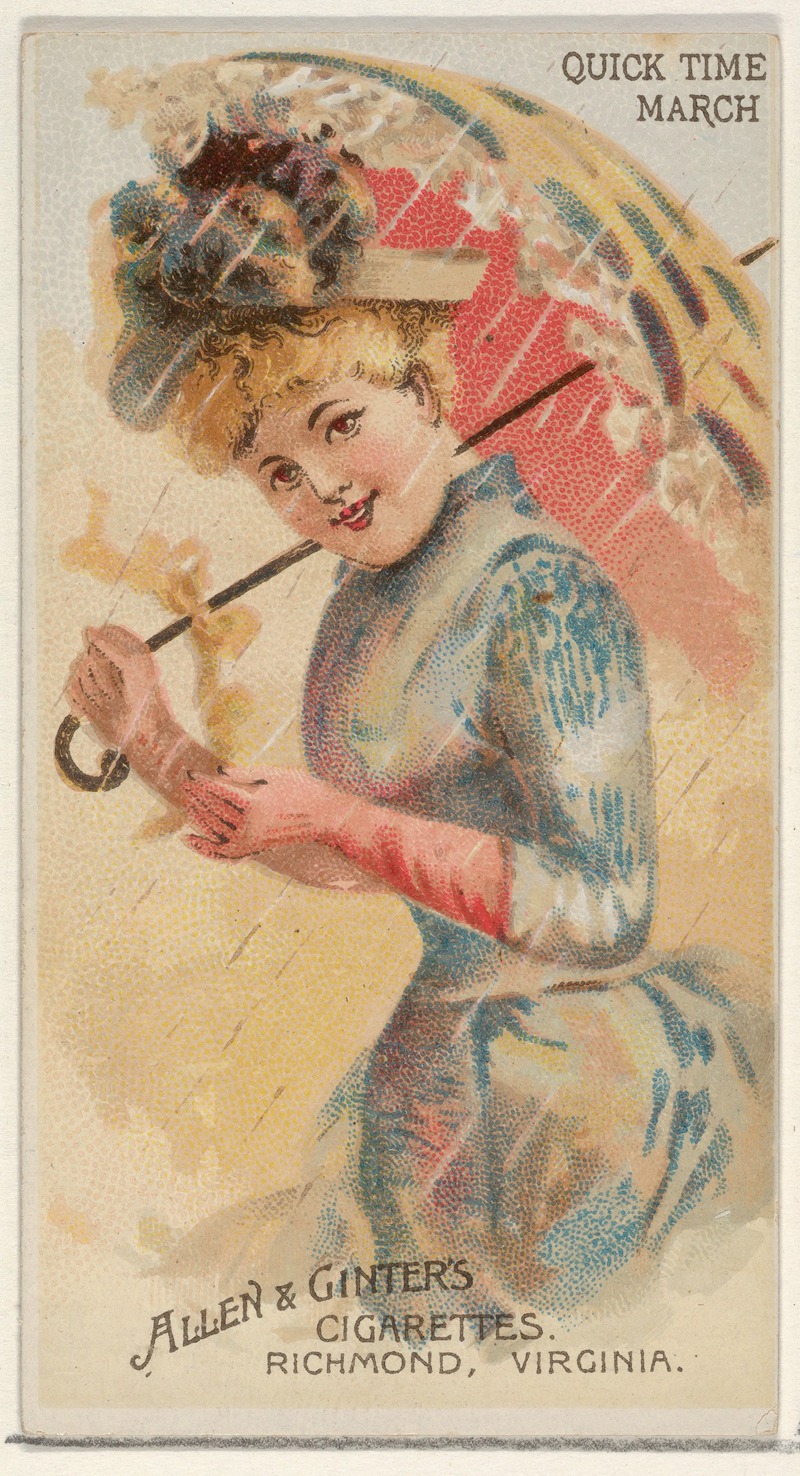 Быстрый марш by Аллен и Гинтер, 1888 — digital art print download