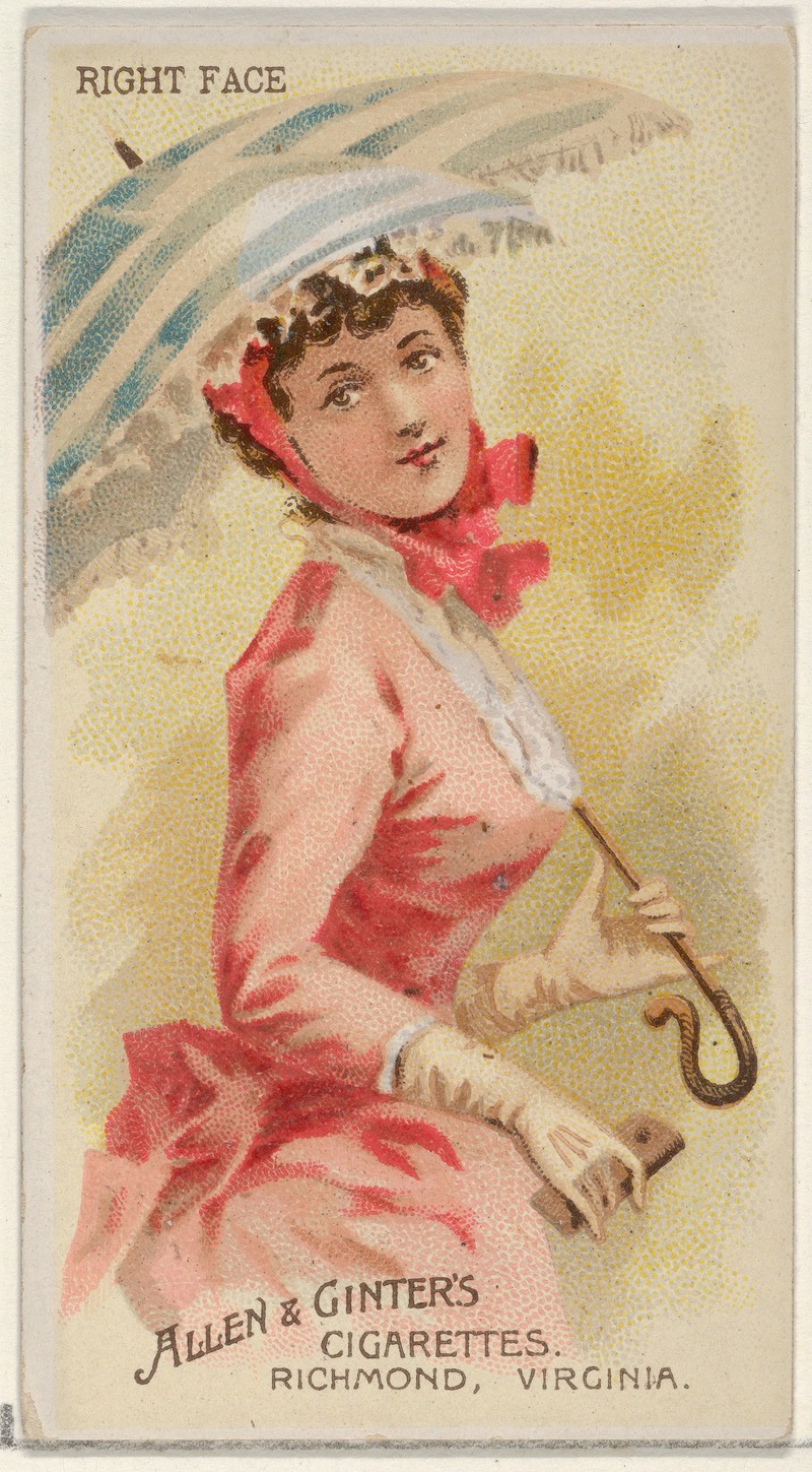 Правое лицо by Аллен и Гинтер, 1888 — digital art print download