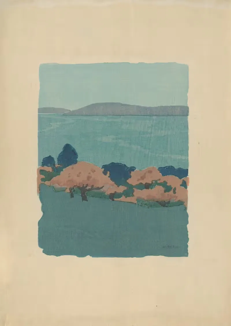 Harbor and Orchard by Arthur Wesley Dow — digital art print download