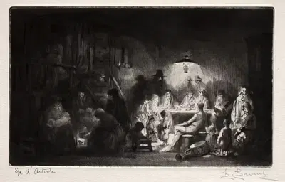 The Franconian Circus by Auguste Brouet — digital art print download