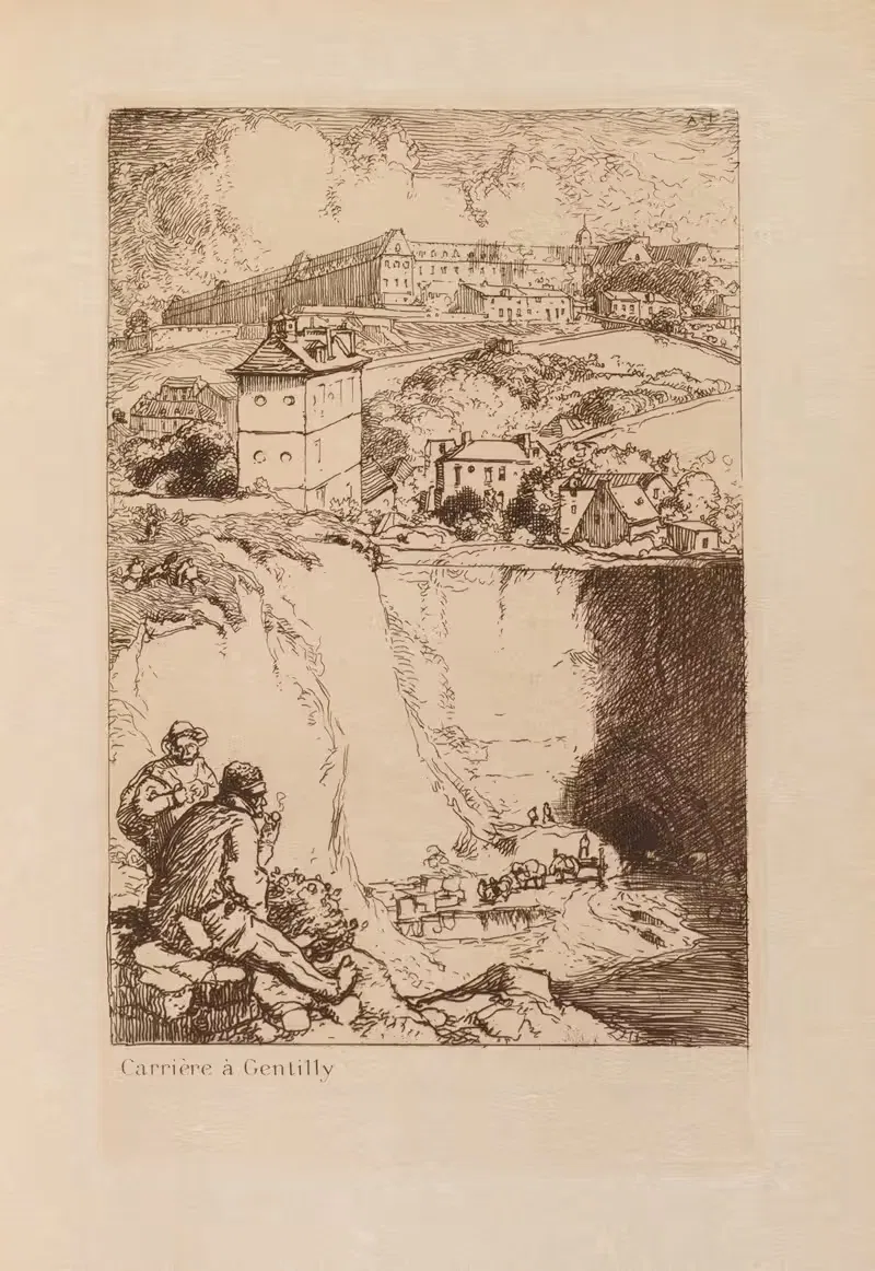 Карьер в Жантийи by Огюст Луи Лепер, 1908 — digital art print download