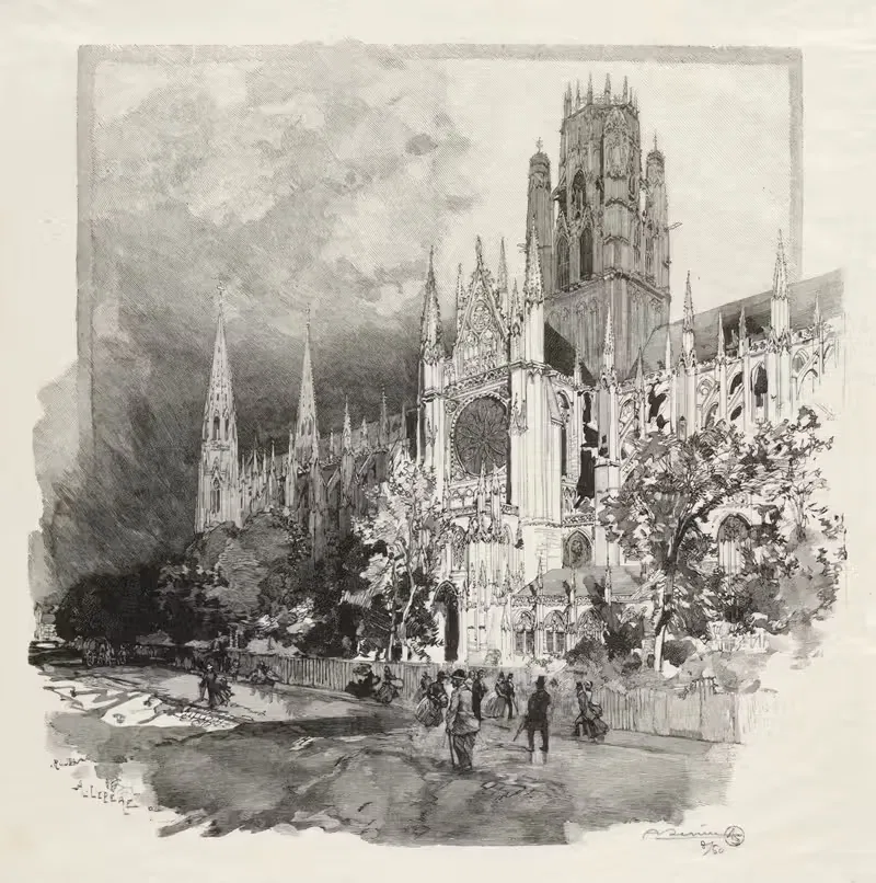 Церковь Святого Оуэна by Огюст Луи Лепер, 1896 — digital art print download