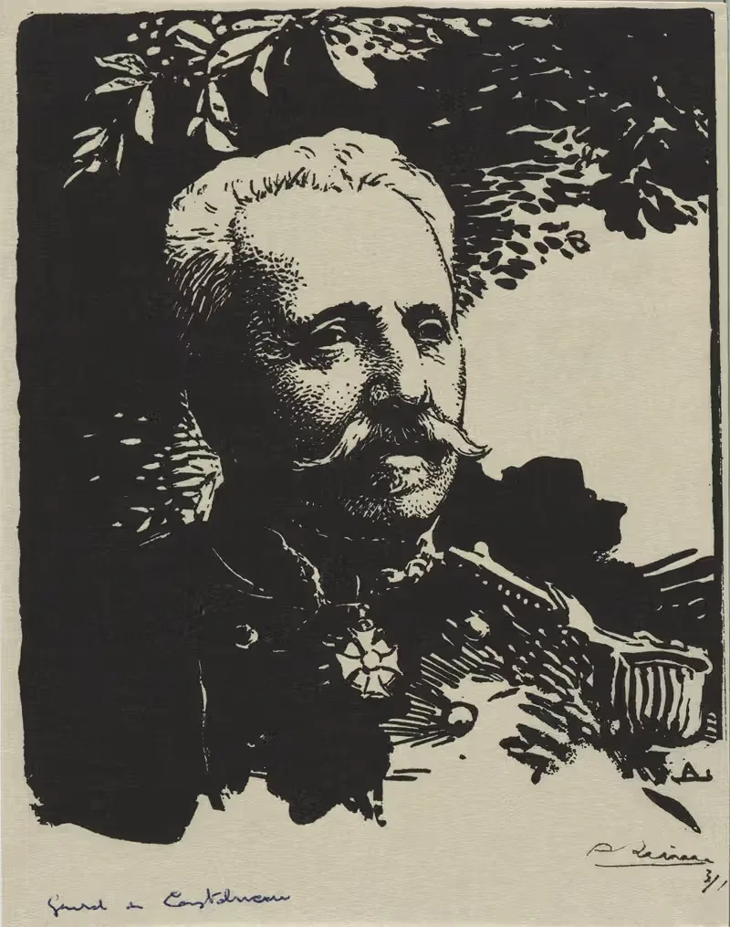 Генерал де Кастельно by Огюст Луи Лепер, 1914 — digital art print download