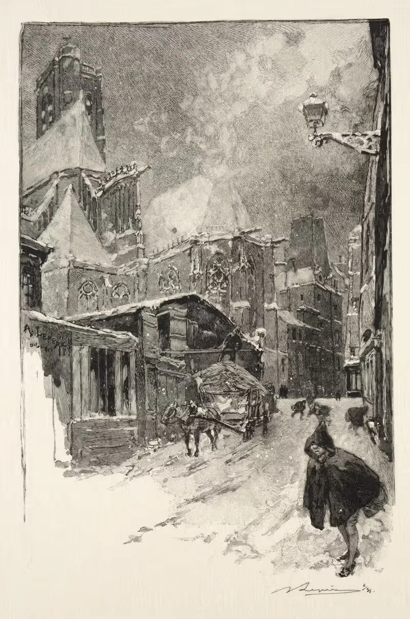 Улица Барр by Огюст Луи Лепер, 1886 — digital art print download