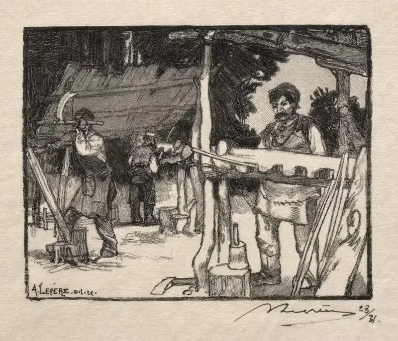 Производитель планок by Огюст Луи Лепер, 1889 — digital art print download