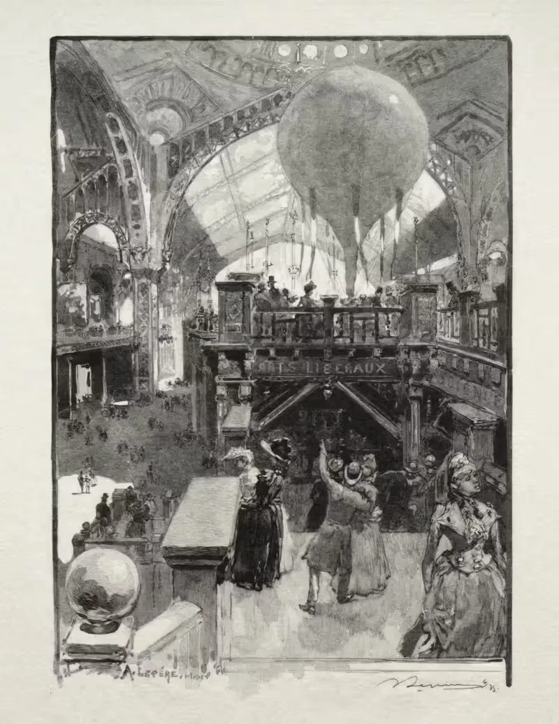 Le Palais des Arts Liberaux, Intèrieur — Auguste Louis Lepère