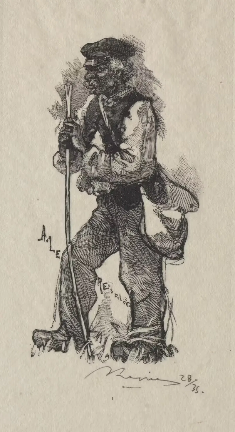 Ловец змей by Огюст Луи Лепер, 1889 — digital art print download