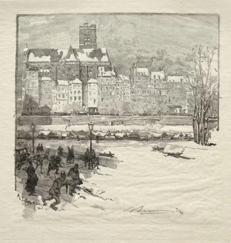 Quai de l'Hôtel de Ville — Auguste Louis Lepère
