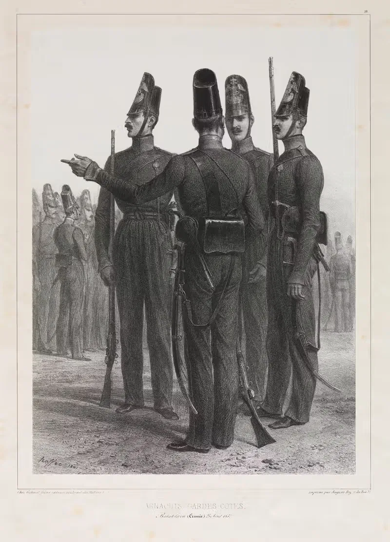 Арноте Гардес-Кот by Денис Огюст Мари Раффе, 1841 — digital art print download