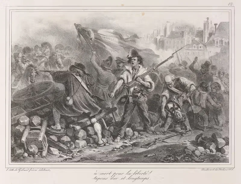 Freedom or death! by Denis Auguste Marie Raffet, 1831 — digital art print download