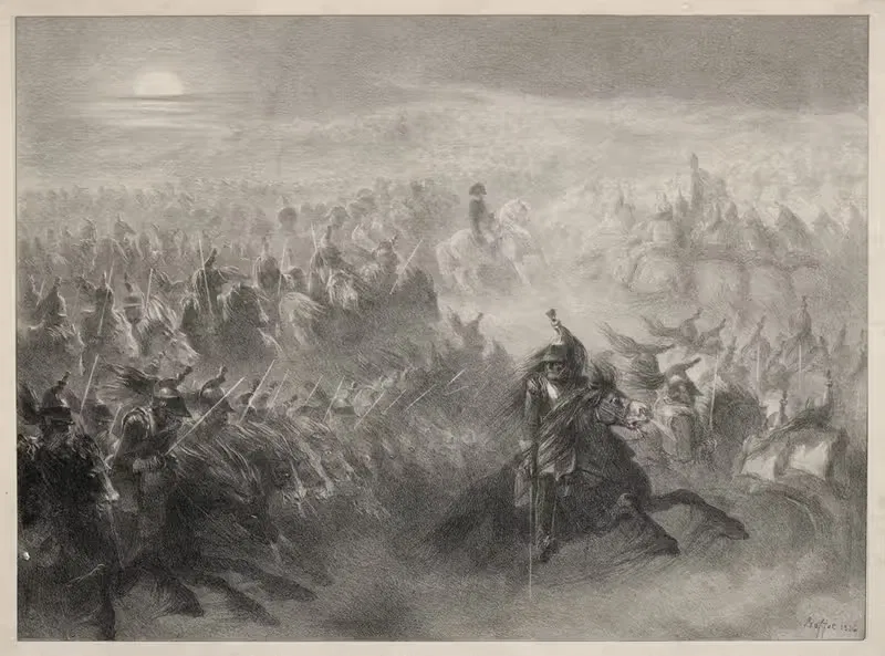 Обзор ночью by Денис Огюст Мари Раффе, 1816 — digital art print download