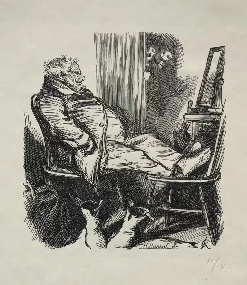 Как я потерял свои усы by Чарльз Самуэль Кин, 1866 — digital art print download
