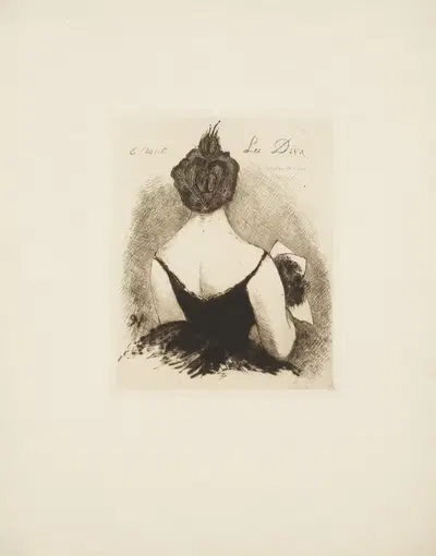 Дива (Ла Дива) by Поль Гаше, 1888 — digital art print download