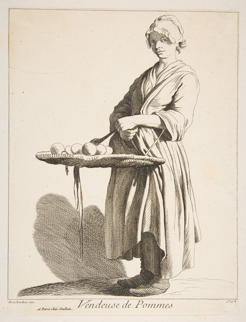 Apple Seller by Edmé Bouchardon, 1737-1746 — digital art print download