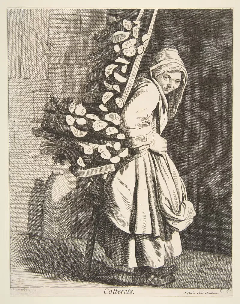 Продавец связок дров by Эдме Бушардон, 1737-1746 — digital art print download