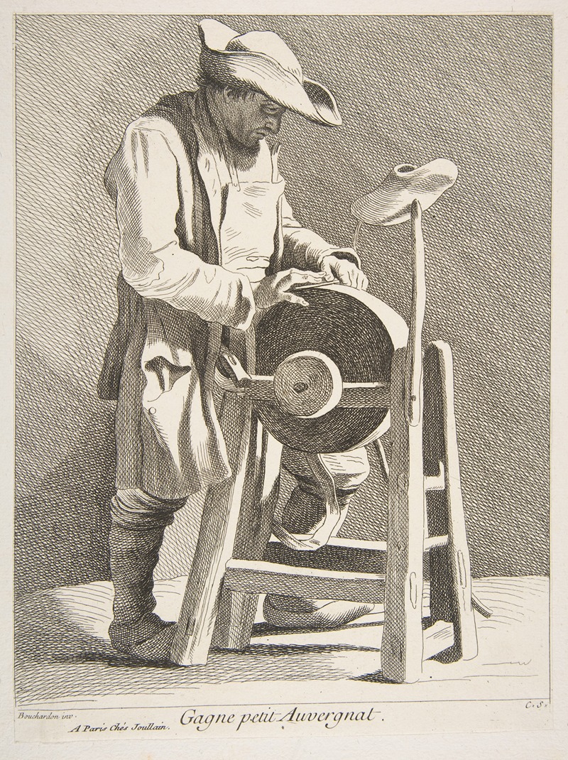 Knife Sharpener by Edmé Bouchardon, 1737-1746 — digital art print download