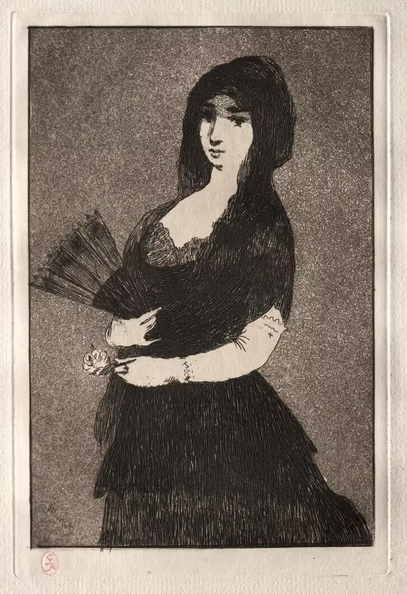 Экзотический цветок by Эдуар Мане, 1868 — digital art print download