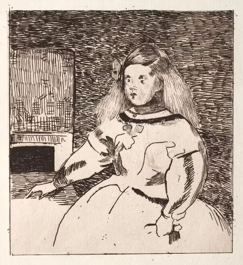 Инфанта Маргарита by Эдуар Мане, 1861 — digital art print download