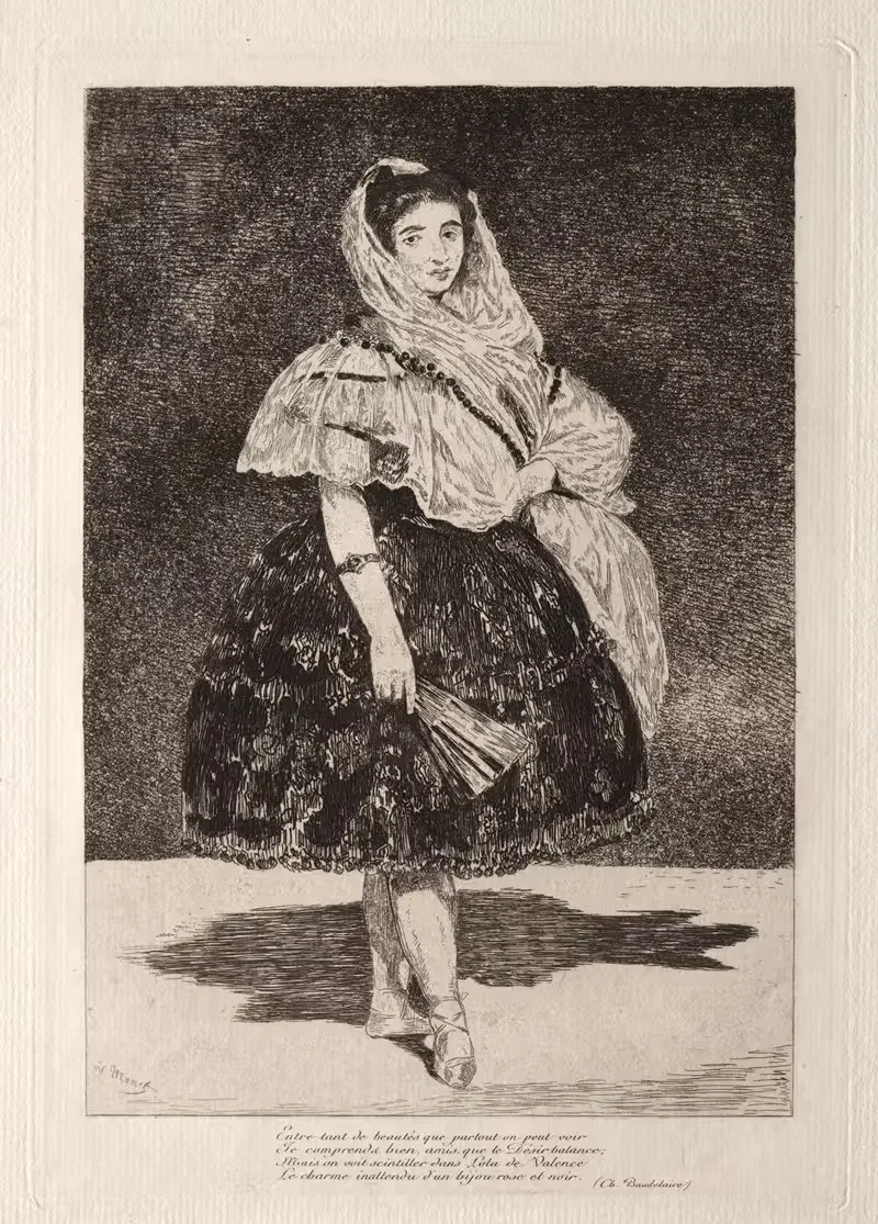 Лола де Валенс by Эдуар Мане, 1862 — digital art print download