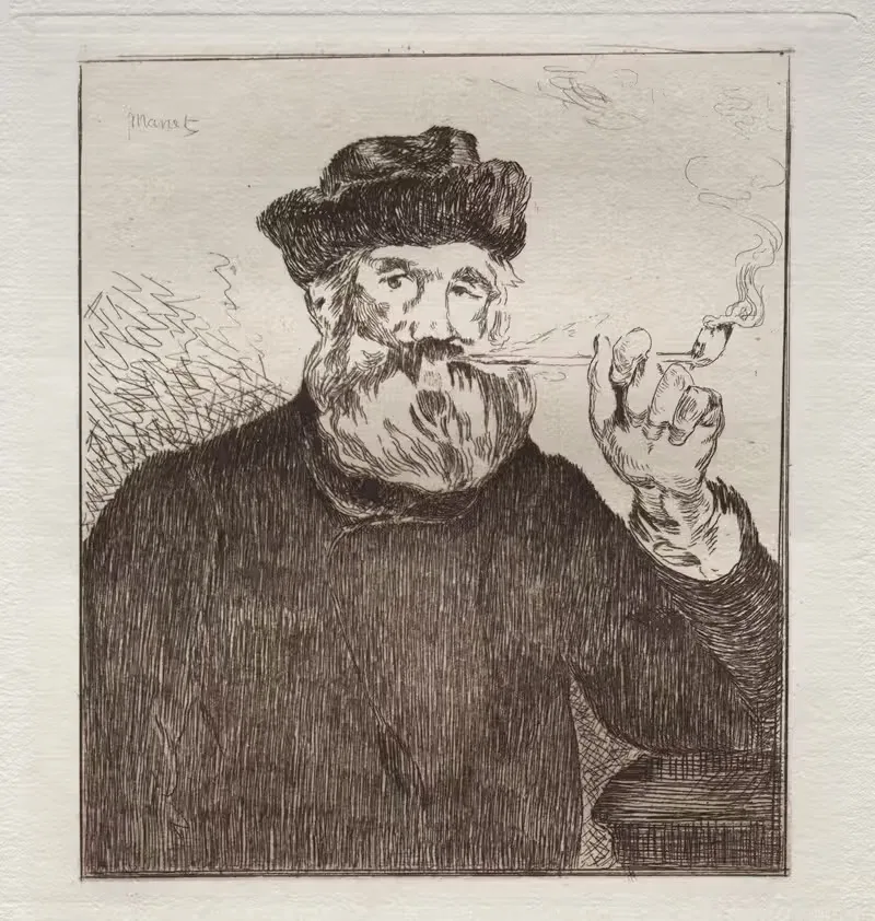 The Smoker by Édouard Manet, 1866 — digital art print download