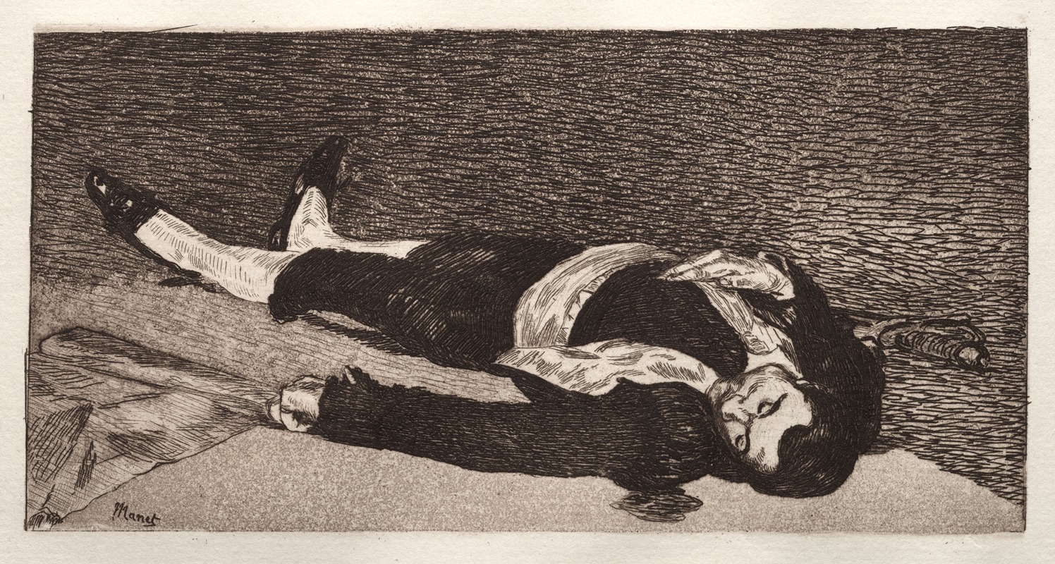 Мертвый тореадор by Эдуар Мане, 1868 — digital art print download