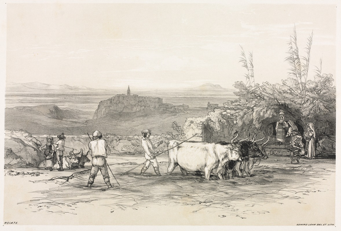 Роиате by Эдвард Лир, 1841 — digital art print download