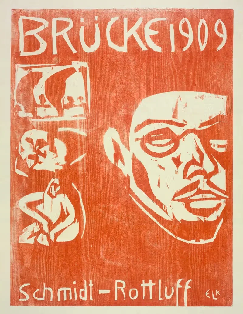 Portrait of Schmidt-Rottluff — Ernst Ludwig Kirchner