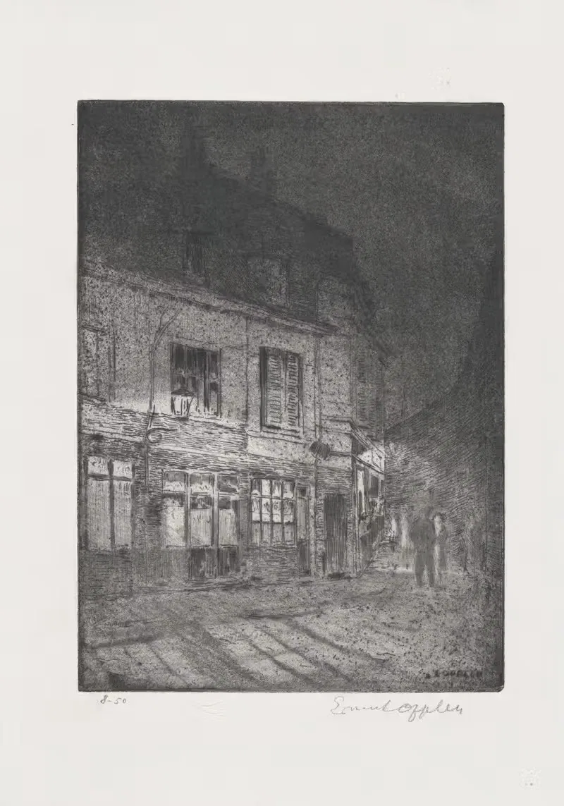 Лилль; Уличка любви by Эрнст Опплер, 1916 — digital art print download