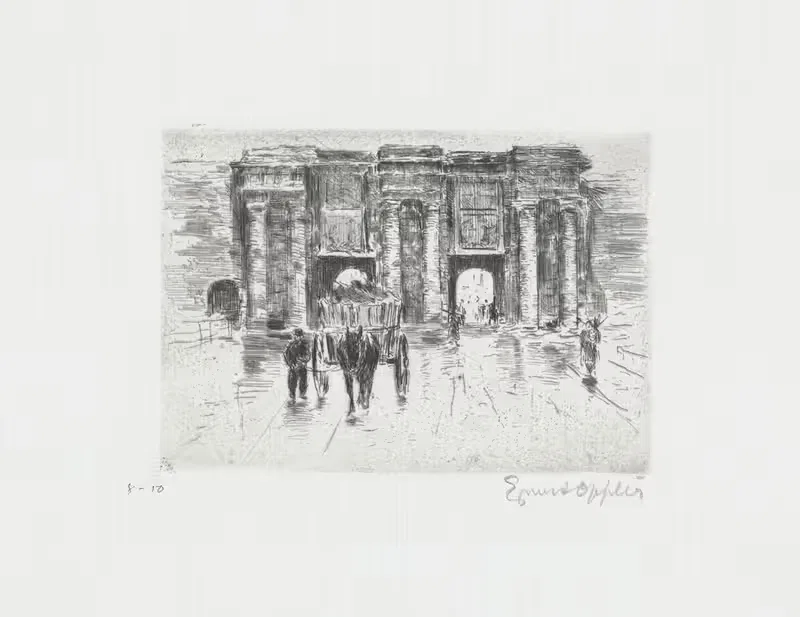 Лилль; Порт Донаи by Эрнст Опплер, 1916 — digital art print download