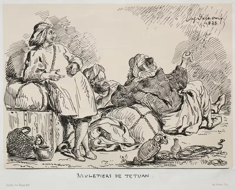 Muleteers of Tétuan — Eugène Delacroix