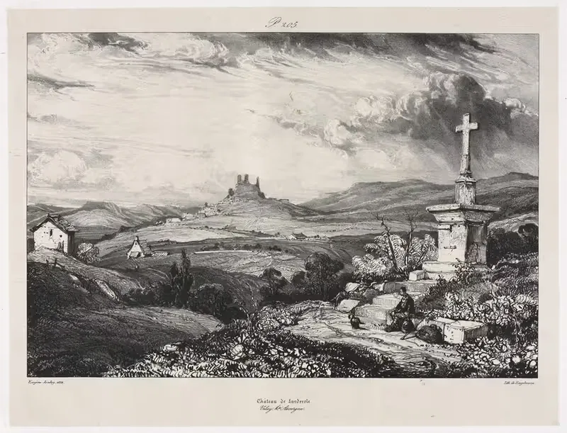 Шато де Лардероль by Эжен Изабе, 1832 — digital art print download