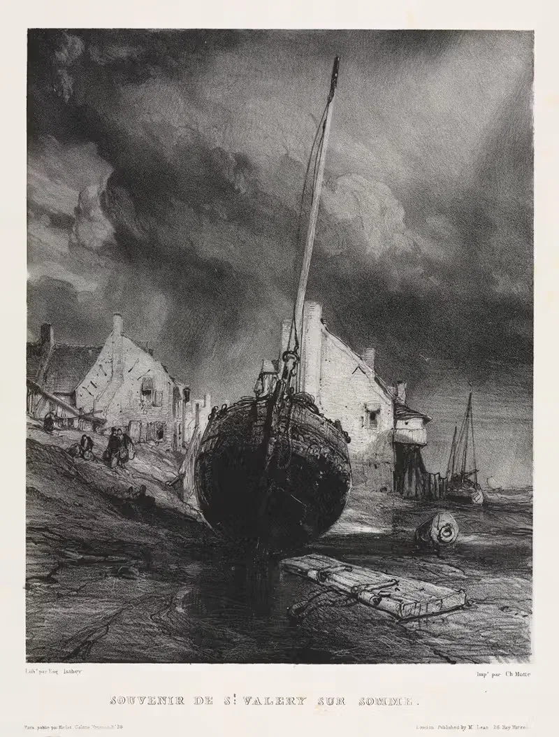 Souvenir de Saint Valéry sur Somme — Eugène Isabey