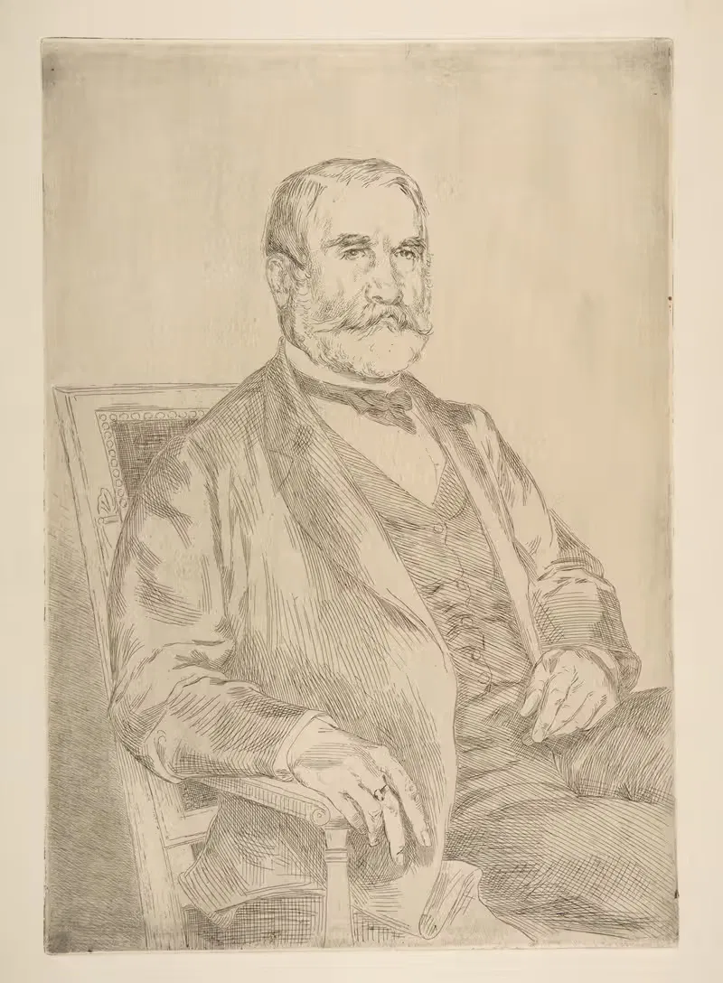 Portrait of Louis Robert — Félix Bracquemond