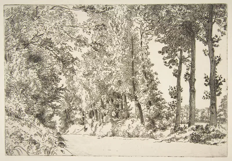 Rue des Bruyères, à Sèvres — Félix Bracquemond
