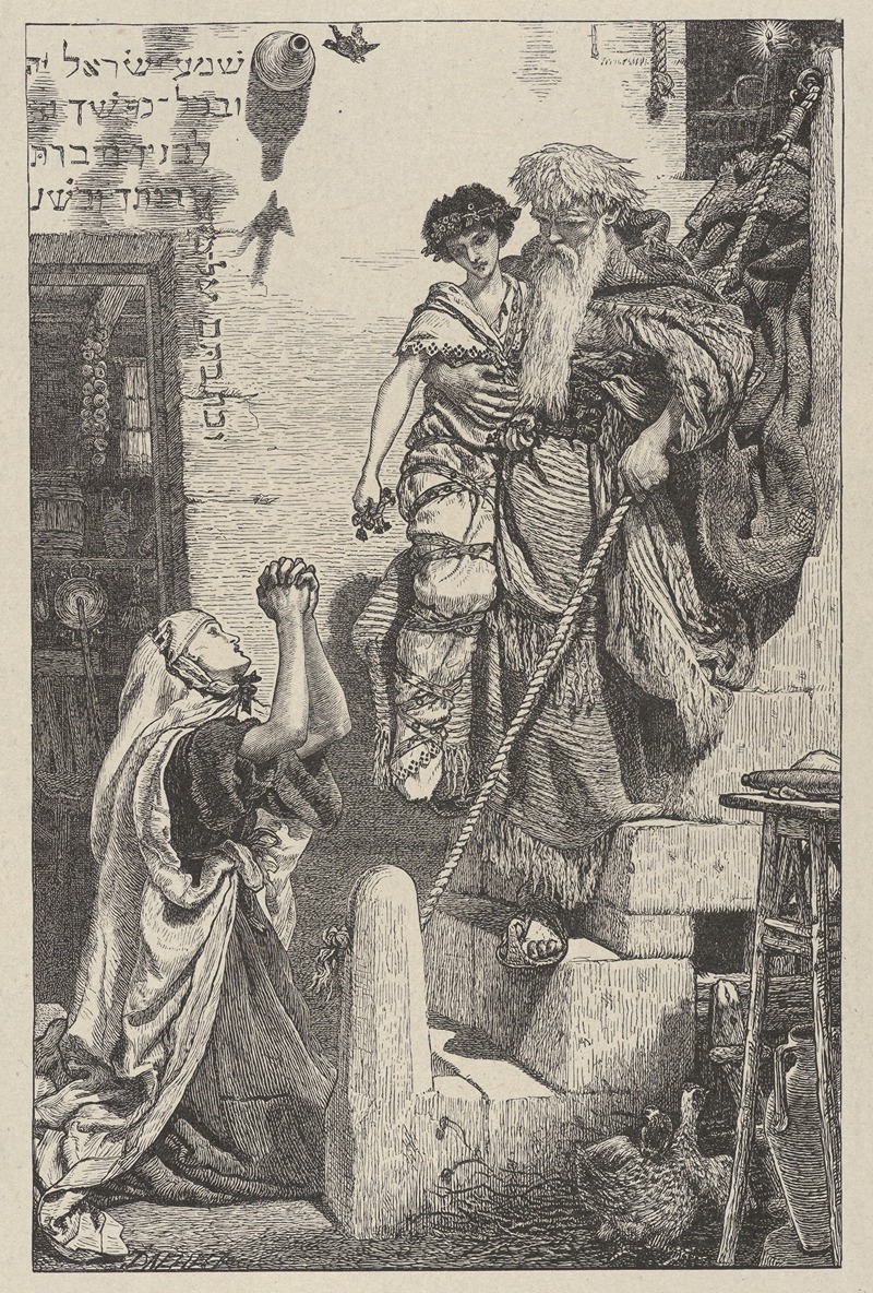 Elijah and the Widow's Son by Форд Мадокс Браун — digital art print download