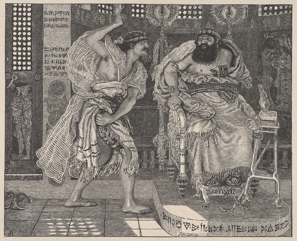 The Death of Eglon — Ford Madox Brown